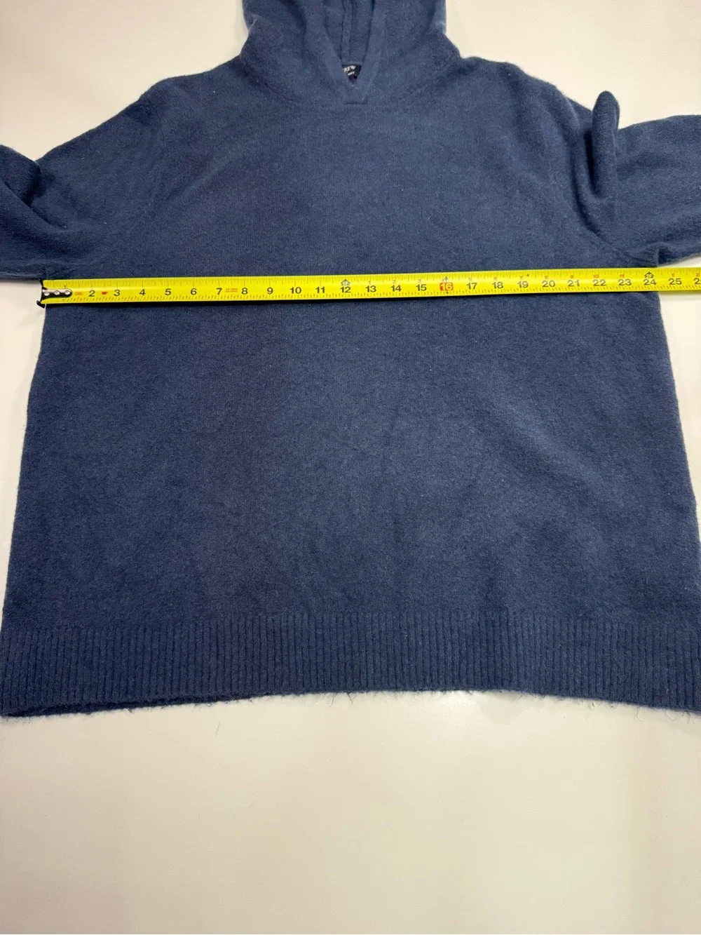 J. Crew Extra Soft Deep Navy V-Neck Pullover Sweater